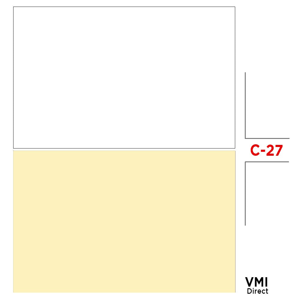 VMIDirect Photo Background Paper in Yellow and White for Photography and Studio Use