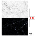 VMIDirect Photo Background Paper featuring elegant white and black marble designs for versatile photography backdrops