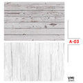 VMIDirect Photo Background Paper featuring a textured white wooden design for photography setups