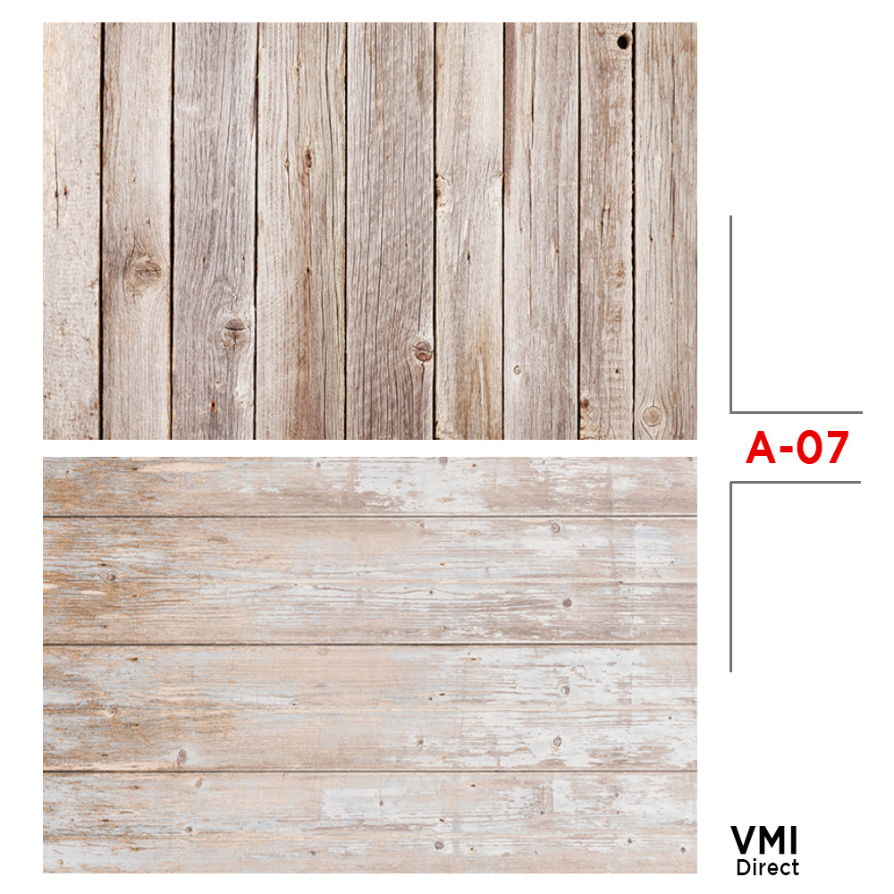 VMIDirect Photo Background Paper with a weathered wood texture for photography and studio use