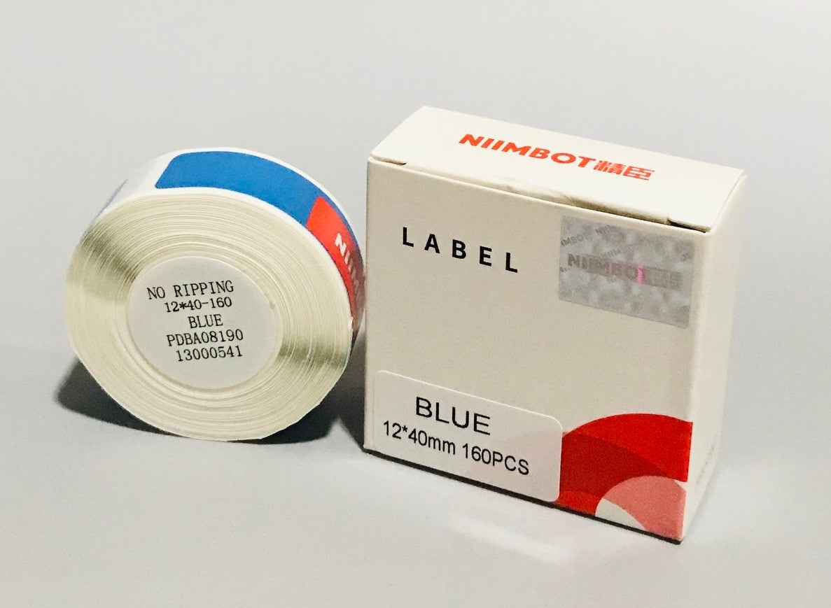 VMIDirect Waterproof Thermal Label Sticker in Blue for Easy Labeling and Organization