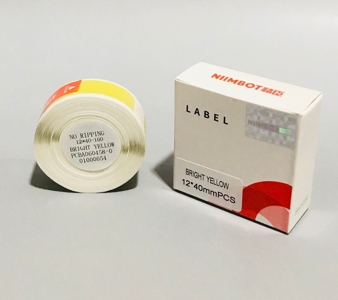 VMIDirect Waterproof Thermal Label Sticker Roll in Bright Yellow for durable labeling needs