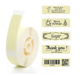 VMIDirect Waterproof Thermal Label Sticker Roll with Various Label Designs for Organizing and Crafting