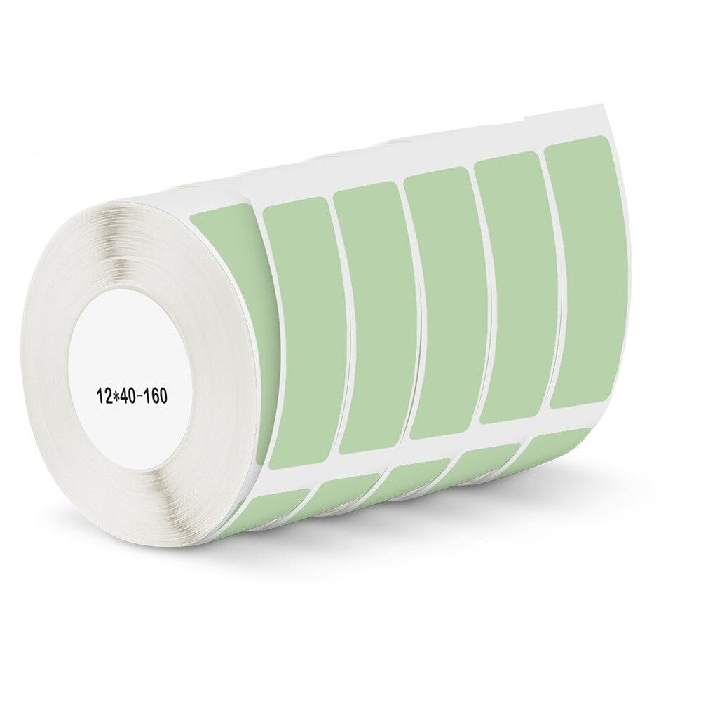 VMIDirect Waterproof Thermal Label Sticker Roll in Green featuring 12x40 size for labeling purposes
