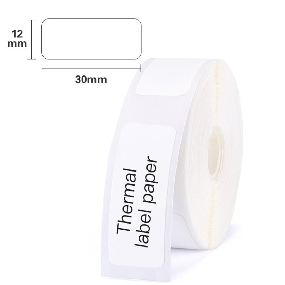 VMIDirect Waterproof Thermal Label Sticker Roll featuring clear label paper for printing