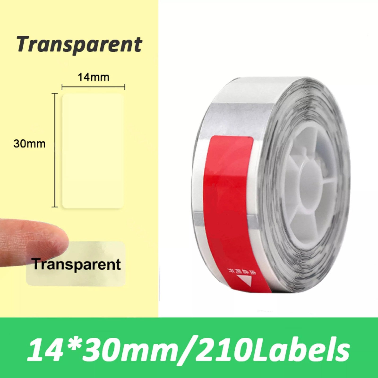 VMIDirect Waterproof Thermal Label Sticker Roll, 14mm x 30mm with 210 labels for organized labeling