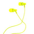 VMIDirect Wired Sports Earphones in bright yellow for active listening during workouts