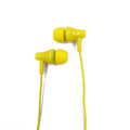 VMIDirect Wired Sports Earphones in bright yellow for active listening and outdoor activities