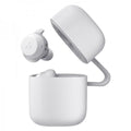 VMIDirect Wireless Earbuds in white color with charging case and ergonomic design