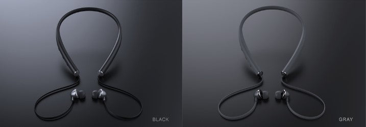 VMIDirect Wireless Earphones in Black and Gray with Ergonomic Design for Comfort