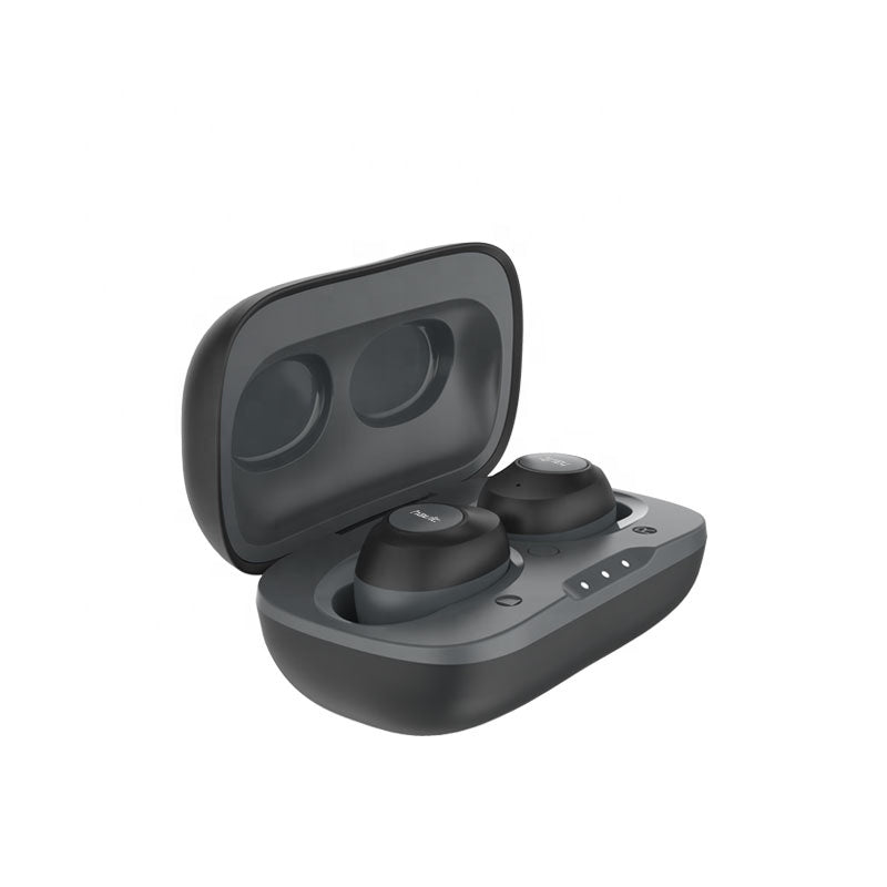 VMIDirect Wireless Headphones in charging case offering convenient portability and sleek design