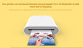 VMIDirect Wireless Mobile Printer sharing photos via Bluetooth for instant printing convenience