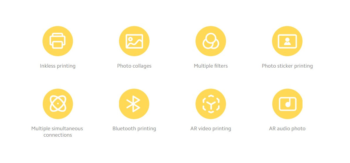 VMIDirect Wireless Mobile Printer with features like inkless printing and Bluetooth connectivity