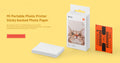 Mi Portable Wireless Mobile Printer with Sticky-backed Photo Paper for creative photo printing