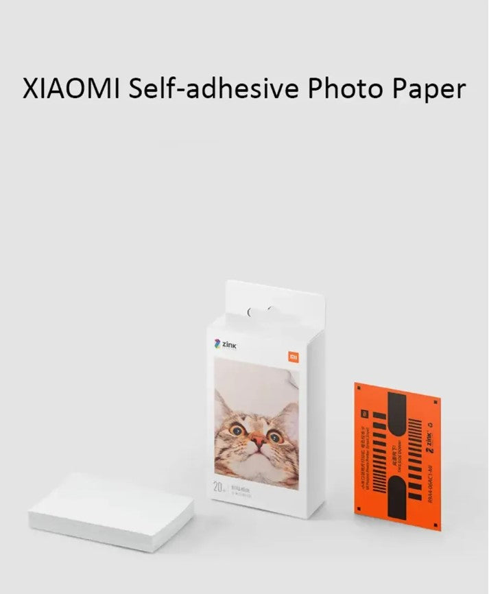Xiaomi Self-adhesive Photo Paper pack with Pocket Photo Printer Paper for easy printing and sticking
