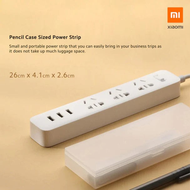 VMIDirect Smart Power Strip in pencil case size for easy portability during travel