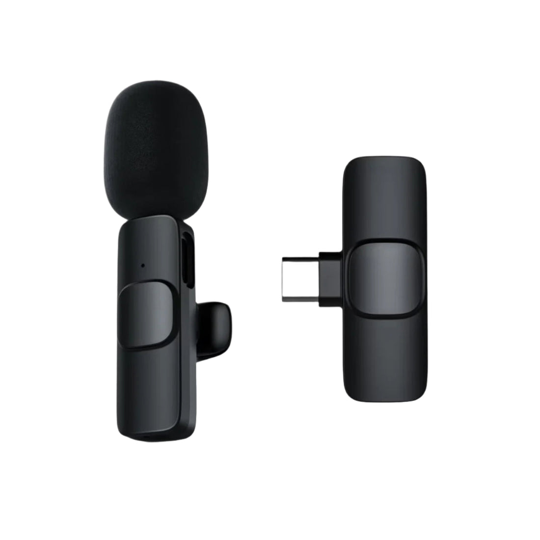 XTUGA K1 noise reduction mic in black with compact design for clear audio recording