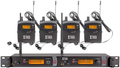 XTUGA RW2080 wireless in ear monitor system with four receivers and dual-channel transmitter for professional sound
