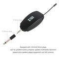 XTUGA KX622 wireless microphone system compact black receiver with 3.5 mm and 6.35 mm plugs and antenna