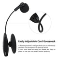XTUGA KX622 wireless microphone system gooseneck mic with foam windscreen and adjustable base